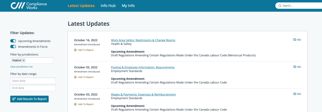 Latest updates on free menstrual products at work